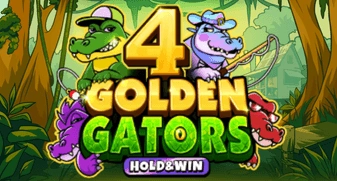 4 Golden Gators: Hold&Win game tile