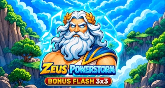 Zeus Powerstorm - Bonus Flash 3x3 game tile